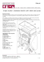 Preview for 1 page of Brouwland 015.139.9 Manual