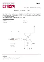 Preview for 1 page of Brouwland 015.238.9 Manual