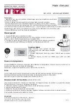 Preview for 8 page of Brouwland phscan30 Manual