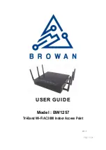 Browan BW1257 User Manual preview