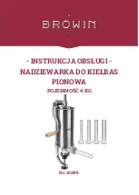 Предварительный просмотр 1 страницы BROWIN 311008 Instructions For Use Manual