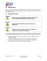 Preview for 21 page of Browlee-Morrow Vulcan Pumps HDS 100L Installation, Operation And Maintenance Manual