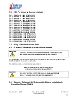 Preview for 36 page of Browlee-Morrow Vulcan Pumps HDS 100L Installation, Operation And Maintenance Manual