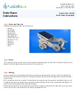 Предварительный просмотр 1 страницы Brown Dog Gadgets Solar Racer Instructions