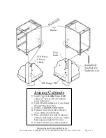 Предварительный просмотр 8 страницы Brown Jordan Stainless Outdoor Kitchen Cabinet Installation Instructions Manual