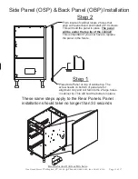 Предварительный просмотр 15 страницы Brown Jordan Stainless Outdoor Kitchen Cabinet Installation Instructions Manual