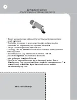 Preview for 6 page of BROWN 2000 Series Owner'S/Operator'S Manual