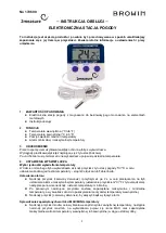 Preview for 1 page of BROWN 2measure Operation Manual