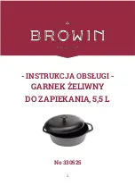 Preview for 1 page of BROWN 330525 User Manual