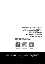 Предварительный просмотр 40 страницы BROWN 340118 User Manual