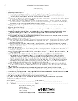 Preview for 4 page of BROWN 410 Series Operator'S Manual