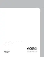 Preview for 44 page of BROWN 410 Series Operator'S Manual