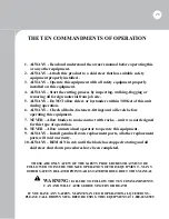 Preview for 25 page of BROWN HTS3-3640BA Owner'S/Operator'S Manual