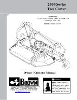 BROWN TCF-2600 Owner'S And Operator'S Manual предпросмотр