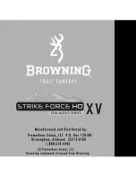 Предварительный просмотр 27 страницы Browning BTC-5HD-XV Instruction Manual