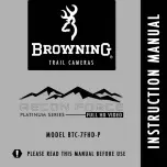 Browning BTC-7FHD-P Instruction Manual предпросмотр