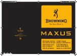 Browning MAXUS Owner'S Manual preview