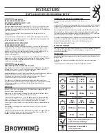 Preview for 1 page of Browning SPIKE Instructions