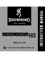 Browning Strike Force BTC-5HD Instruction Manual предпросмотр