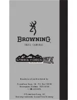 Предварительный просмотр 26 страницы Browning Strike Force HD Pro X BTC-5HDPX Instruction Manual