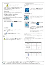 Preview for 2 page of Broyce Control P9620 Quick Manual