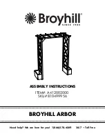 Предварительный просмотр 1 страницы Broyhill 810499956 Assembly Instructions Manual