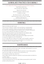 Предварительный просмотр 2 страницы Broyhill 810544444 Assembly Instruction Manual