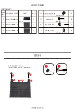 Предварительный просмотр 9 страницы Broyhill 810544444 Assembly Instruction Manual