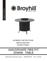 Broyhill 81054663 Assembly Instructions Manual предпросмотр