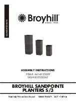 Предварительный просмотр 1 страницы Broyhill 810550262 Assembly Instructions Manual