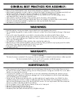 Preview for 2 page of Broyhill 810580328 Assembly Instructions Manual