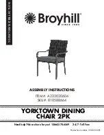 Предварительный просмотр 1 страницы Broyhill 810588664 Assembly Instructions Manual