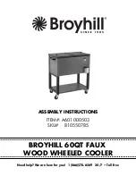 Broyhill A601000503 Assembly Instructions Manual предпросмотр