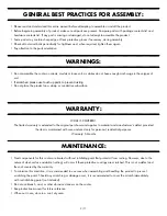 Preview for 2 page of Broyhill A601000503 Assembly Instructions Manual