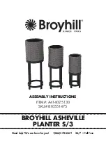 Broyhill Asheville A414025130 Assembly Instructions Manual предпросмотр