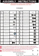 Предварительный просмотр 2 страницы Broyhill BILTMORE RVS966W Assembly Instruction