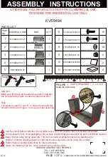 Preview for 2 page of Broyhill EAGLE BROOKE KVS9494 Assembly Instruction