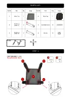 Предварительный просмотр 3 страницы Broyhill GB21-808 Assembly Instructions