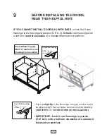 Предварительный просмотр 13 страницы Broyhill INSPIRATIONS 433-065 Assembly Instructions Manual