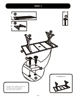 Предварительный просмотр 6 страницы Broyhill Legacy Castle Pines Dining Table Assembly Instructions Manual