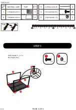 Предварительный просмотр 3 страницы Broyhill Legacy TWS22LW Assembly Instruction