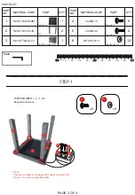 Предварительный просмотр 3 страницы Broyhill Sandpointe H21GT722VS Assembly Instruction