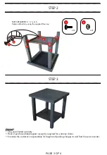 Предварительный просмотр 4 страницы Broyhill Sandpointe H21GT722VS Assembly Instruction