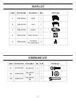 Предварительный просмотр 4 страницы Broyhill SHORELINE A222002904 Assembly Instructions Manual