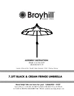 Предварительный просмотр 1 страницы Broyhill UCS190009F Assembly Instruction