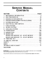 Предварительный просмотр 2 страницы BRP EVINRUDE E-TEC BE50DPLABA Service Manual