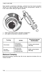 Preview for 184 page of BRP LYNX DEEP SNOW SPORT 2023 Series Operator'S Manual