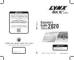 BRP Lynx Rave 600RS 2020 Operator'S Manual preview