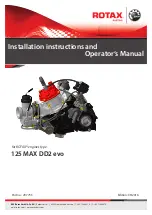 Предварительный просмотр 1 страницы BRP ROTAX 125 MAX DD2 evo Installation Instructions And Operators Manual