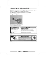 Предварительный просмотр 9 страницы BRP Sea-Doo MOVE Operator'S Manual